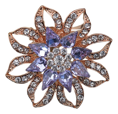 6 Charme Broche De Lótus Broche De Flor Pin Mulheres