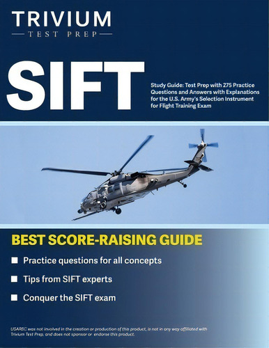 Sift Study Guide: Test Prep With 275 Practice Questions And Answers With Explanations For The U.s..., De Simon. Editorial Trivium Test Prep, Tapa Blanda En Inglés