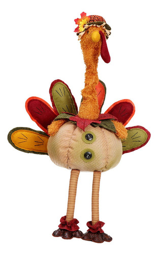 Muñeca De Pavo De Acción De Gracias Con Flor De Mesa De Acci