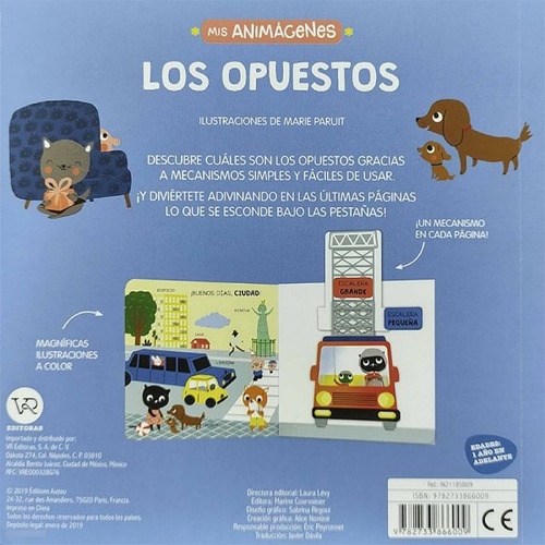 Los Opuestos, De Marie Paruit. 2022 - Vr Editores