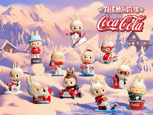 Gwj Caixa Surpresa Labubu Monsters Coca-cola Original Pop