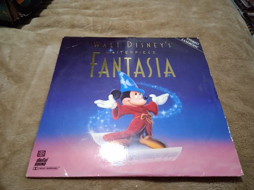 Pelicula Laser Disc Fantasy Walt Disney En Laser Disc