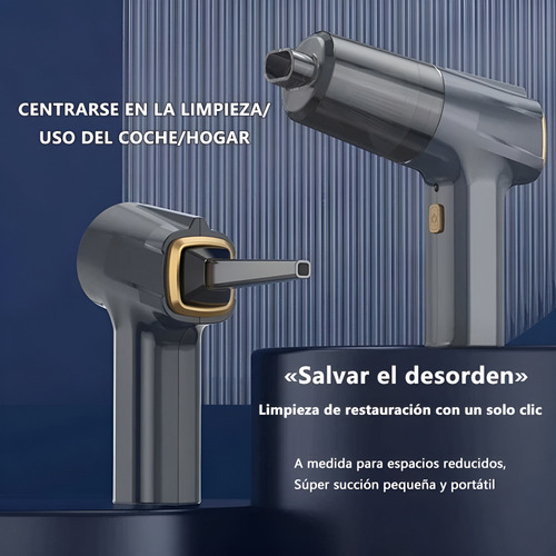 Aspirador De Pó Portátil Para Casa E Carro 11000pa