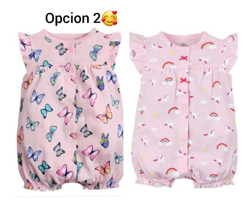 Setx2 Bodys Carters, Ropa Bebe,  Mamelucos Niña Bebes Bodies