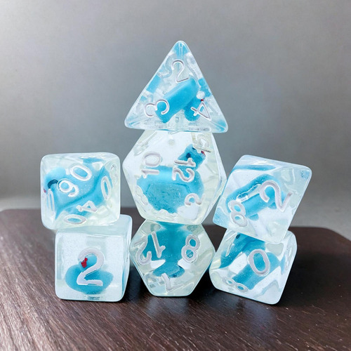 7x Conjunto De Dados Poliédricos, Brinquedos De