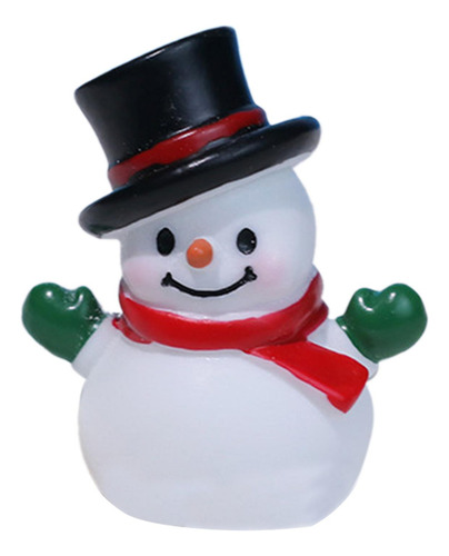 5 Miniatura De Muñeco De Nieve Navideño, Accesorio Estilo
