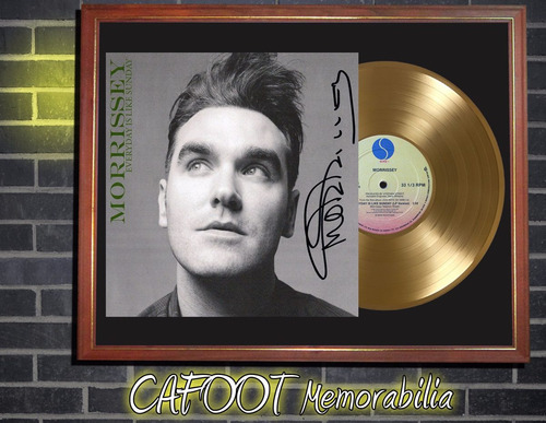 Morrissey Everyday Is Like Sunday Tapa Lp Firmada Disco Oro