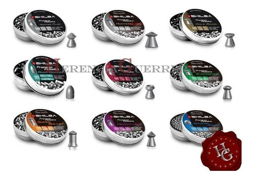 Imagen 5 de 7 de Balines Shilba Spheric Shock 4.5mm X500 9 Grain Aire Compr