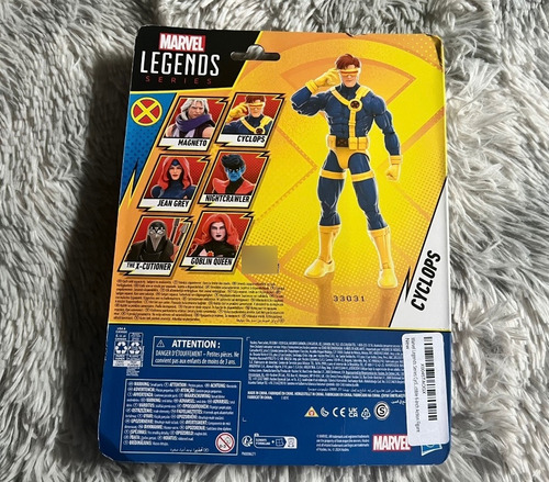 Cyclops X-men 97 Marvel Legends Ciclope Hasbro Figura 6 PuLG (Usado)