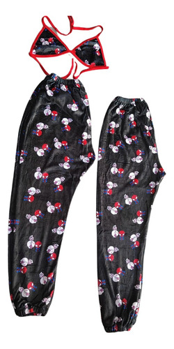 Duos De Pijama 3 Pzas Talla Xl 2 Jogger Y 1 Top Franel