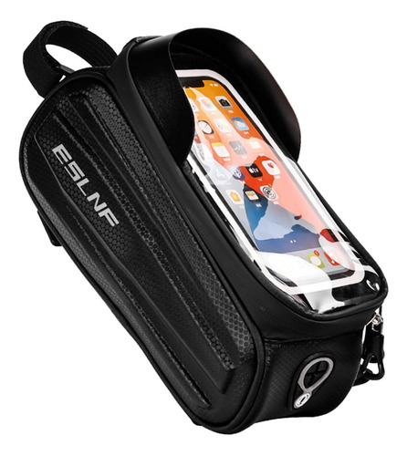 Bolso Para Bicicleta Sobre Cuadro Impermeable Celular Eslnf