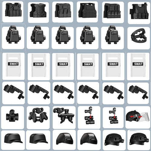 Set De Bloques De Construcción Base Militar Ejército