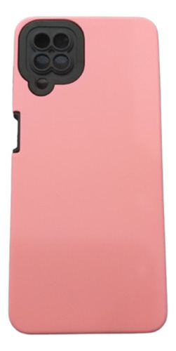 Funda Reforzada Silicona Samsung A12 Rosa