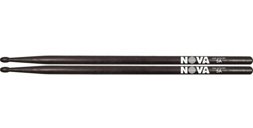 Palillos Batería Nova By Vic Firth N5ab Punta Madera Negro