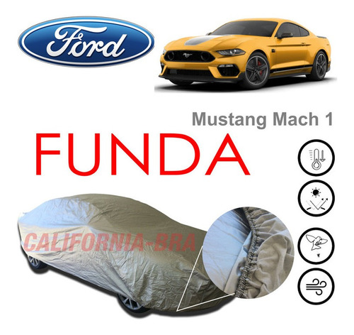 Funda Cubierta Lona Cubre Ford Mustang Mach 1
