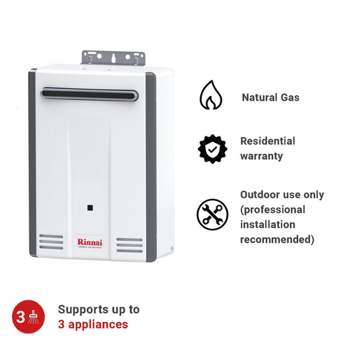 Calentador Rinnai V53den Gas Natural 5.3 Gpm