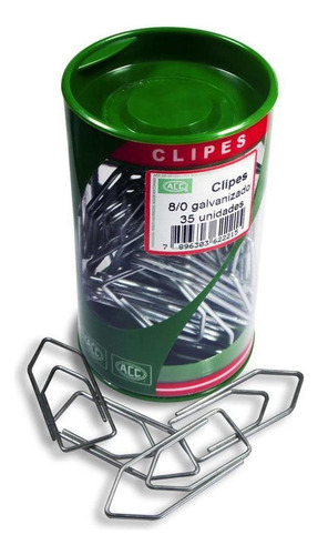 Clips Galvanizado Aco 8/0 35 Unidades