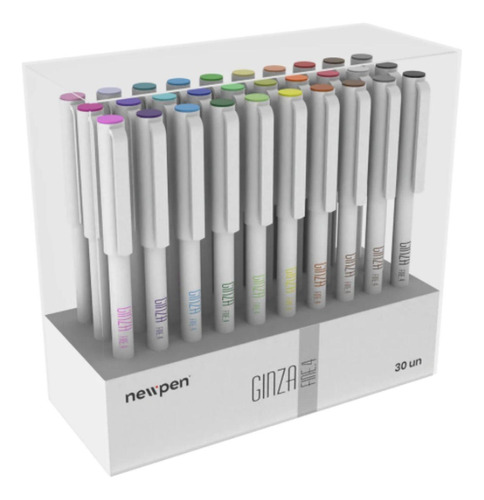 Marcador Artistico Ginza Fine.4 Fineliner 30 Cores - Newpen