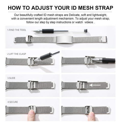 Pulsera Alerta Médica Vnox, Para Marcapasos: Diseño Unisex