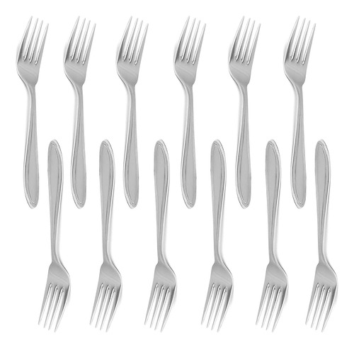 ~? Royal 12-piece Mini Dessert Forks Set - 18/10 Acero Inoxi