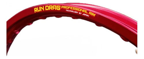 Aro Llanta Run Drag 1.40x17 Rojo Tailandia