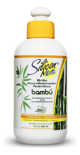 Silicon Mix Silicon Mix Bambu Sin Enjuague 8 Onzas, 8.0 Onza