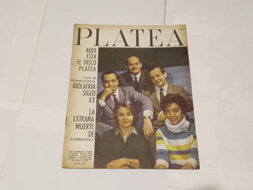 Precio X 2 Revista Platea 74, Etc De 1961 Tapa: Tita Merello