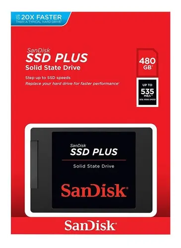 Ssd Sandisk Sata Revision 3.0 480gb - Sdssda-480g-g26