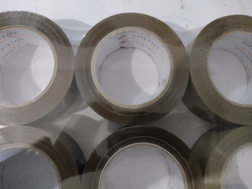 Imagen 5 de 5 de Cinta Canela Adhesiva Packtape 6 Piezas