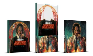 Steelbook John Wick 4 Baba Yaga - 4k Blu-ray Edição Limitada