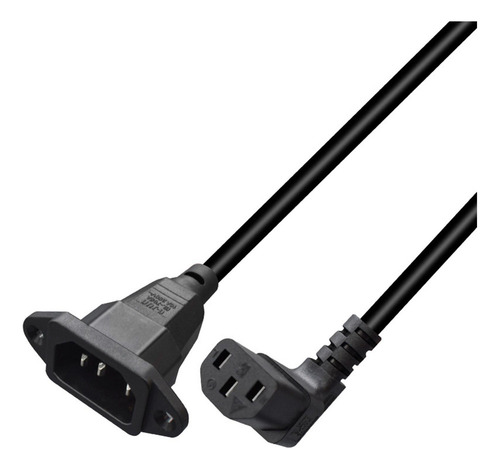 2 C14 A C13 Cable Alimentación Cable 30 Centimetros