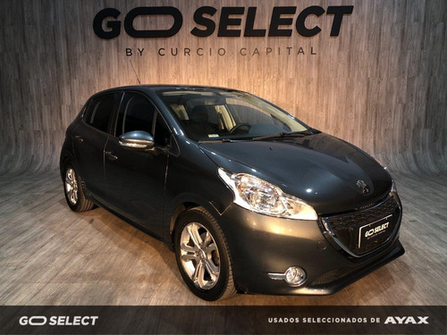Peugeot 208 Active 1.2 2016 Gris Oscuro Muy Buen Estado