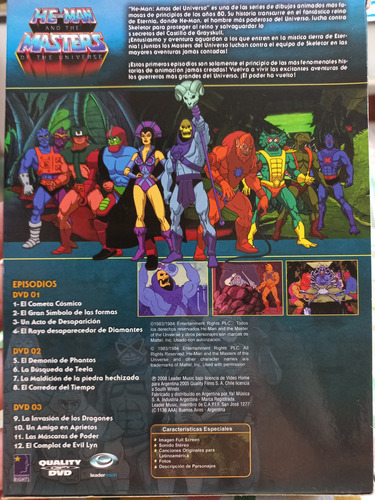Serie En Dvd He-man Y Los Amos Del Universo