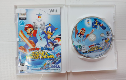 Mario And Sonic, Olimpic Winter Games.nintendo Wii Original (Usado)