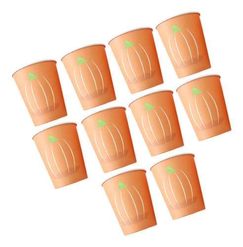 4 X 10 Vasos De Papel Desechables Para Halloween, Vajilla