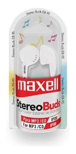 Auricular Maxell Eb-95 Reproductores Radios Mp3 Celulares