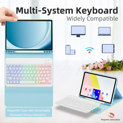 Funda Con Teclado Y Ratón: Transforma La Tableta En Una Comp
