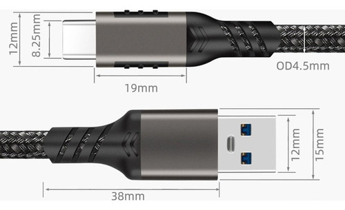 Disco Duro De Transferencia De Datos Usb 3.2 De Carga Rápida
