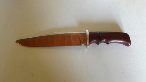 Faca Bowie Cabo Em Pau Brasil Aço 440c Feita Luis Castilho