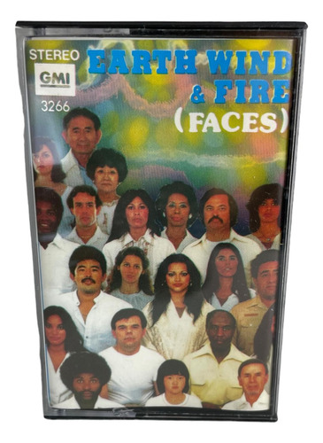 Cassette Original Earth Wind And Fire Faces Vintage Nuevo