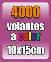 Comprar 4000 Volantes 10x15 A Color