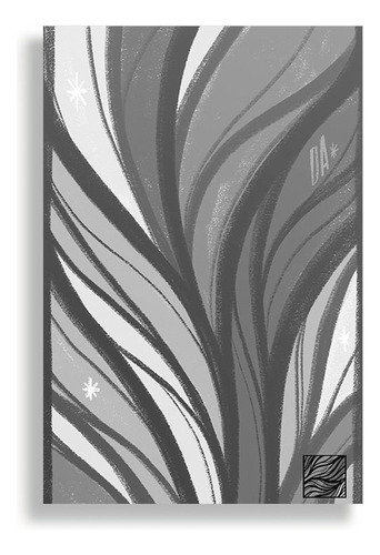 Cuadro Decorativo Aluminio 20x30 - Ondas Gris