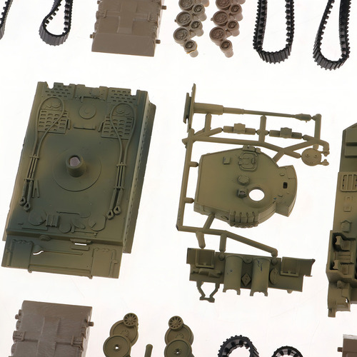 A 8 Peças 4d Modelo De Tanque Moderno 1:72 Tanque Pesado