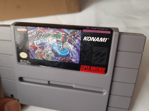 De Konami Tmnt 4,turtugas En El Tiempo,video Juego Muy Bueno (Usado)