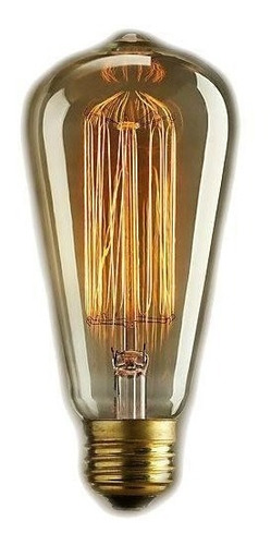 Bombillos Edison Vintag Color Ambar, E26.60w Precio 2 Unidad