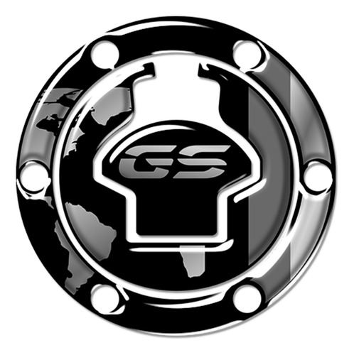 Protector De Tapa Gasolina Bmw F650 Gs 2007 Resina Designpro