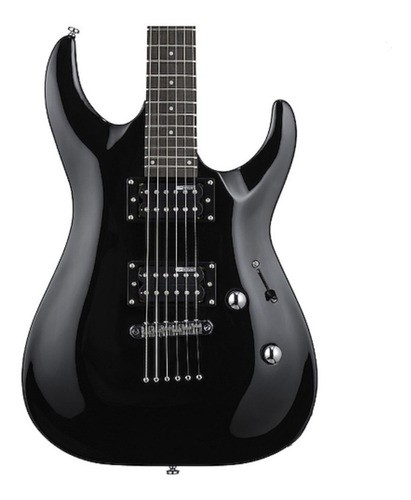 Esp Ltd Mh-17 Black Guitarra De 7 Cuerdas