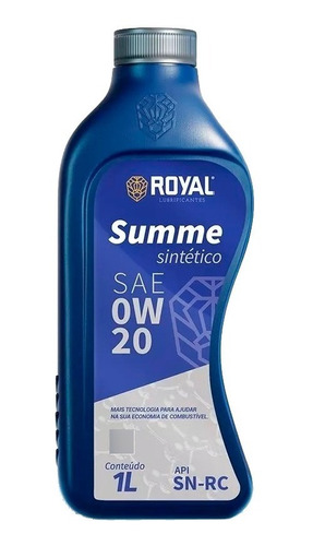 Óleo Royal Summe 0w20 Sintético Sn-rc 1l