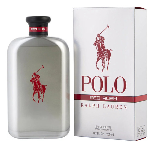 Perfume Polo Red Rush De Ralph Lauren 200ml. Caballero