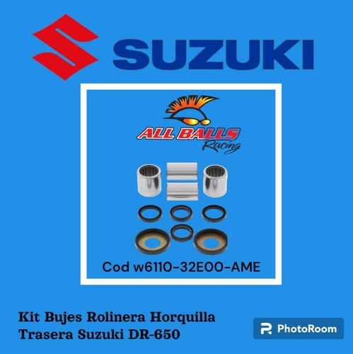 Kit Bujes Rolinera Horquilla Trasera Suzuki Dr-650